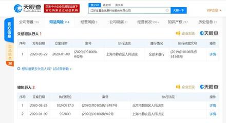 江蘇車(chē)置寶信息科技股份成被執(zhí)行人，執(zhí)行標(biāo)的超千萬(wàn)